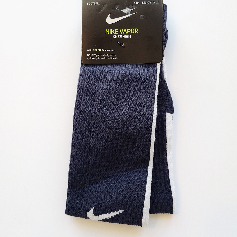 (NWT) Nike socks Vapor Knee-high YOUTH 13c-3y